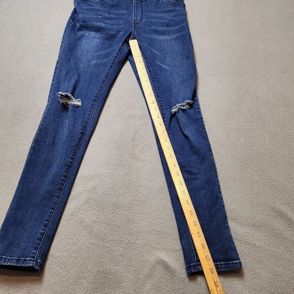 American Bazi Overalls Denim Distressed Size Medium - Picture 12 of 12